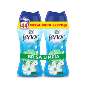 Lenor Perlas de Perfume Brisa Marina y Jazmín, 44 Lavados
