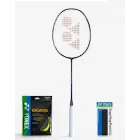 Pack Yonex Astrox 10 Azul con Cordaje y Overgrip Incluido