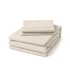 Juego de sábanas individuales ultrasuaves y bordadas, 4 piezas