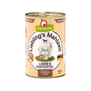 Cordero Granatapet: Comida húmeda para perros 6x400 gr