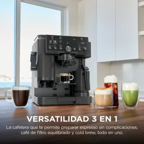Cafetera Ninja Luxe Pro, 3 funciones - Expresso Negro