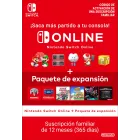 Suscripción Familiar a Nintendo Switch Online + Expansión
