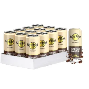 Espresso Martini - 12 x 250ml Cocktail Hard Rock Listo para Beber