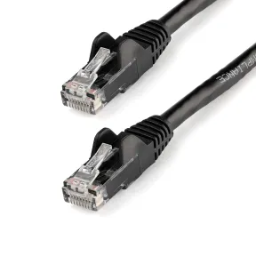 Cable Ethernet Cat6 RJ45 Negro 2m sin Enganches StarTech