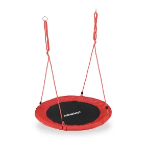 Columpio Rojo Ajustable para Jardín, Niños y Adultos