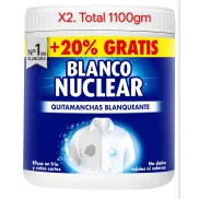 Blanco Nuclear Quitamanchas en Polvo 1100gr (450 + 100 gr)