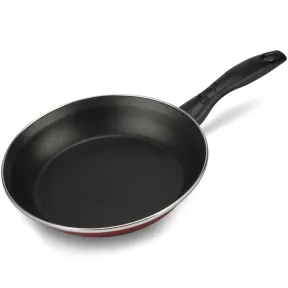 Sartén de Acero Vitrificado Roja, 24 cm