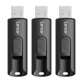 Pack de 3 Unidades USB Lexar A30E 64GB, 100MB/s