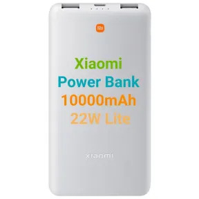 Batería portátil Xiaomi 10000mAh 22W Lite con carga rápida
