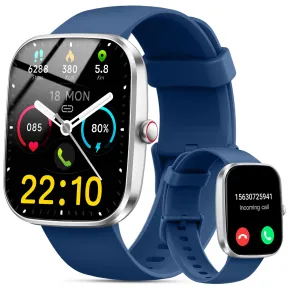 Smartwatch IP68 Hombre Mujer, Pulsómetro y Monitor de Sueño