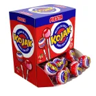 Kojak Caramelo Sabor Cereza con Chicle - Caja de 20 Unidades
