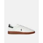 Zapatillas de piel para hombre Bedford - Ralph Lauren Blancas y Rojas