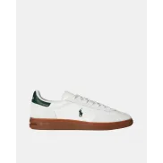 Zapatillas de piel para hombre Bedford - Ralph Lauren Blancas y Rojas