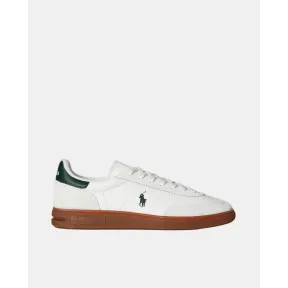 Zapatillas de piel para hombre Bedford - Ralph Lauren Blancas y Rojas