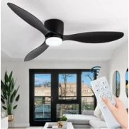 Ventilador de techo IRALAN con luz, 6 velocidades y motor DC