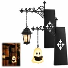 Lámparas de Libro Halloween, 2 Uds para Estantería