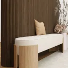 Paneles acústicos flexibles en bambú Nogal y Roble