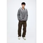 Sudadera gris GAP con forro de borrego