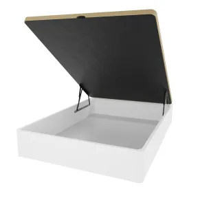 Canapé Abatible Blanco de Madera Reforzada 135 x 190 cm
