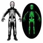 Disfraz de Esqueleto Brillante para Niños en Halloween