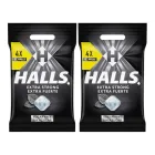 Caramelos Halls Sin Azúcar Extra Fuerte - Paquete 4x32