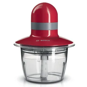Picador Bosch, 400 W, 800 ml, Cuchillas inox, Rojo y gris