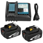Batería 18V 5.5Ah Makita + Cargador DC18RF Repuesto 2X