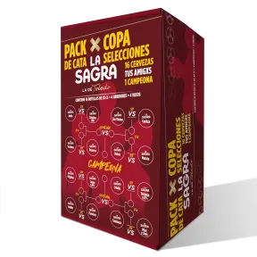Pack de Cata Sagra - 16 cervezas, 4 copas y abridores