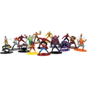 Nanofiguras Marvel Spiderman 4cm - Set de 18 unidades
