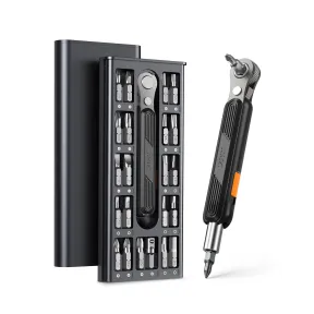 Destornillador mini Jorest 24 en 1 con trinquete para espacios reducidos