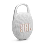 Altavoz Bluetooth JBL Clip 5 Blanco, IP67, hasta 15h de uso