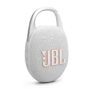 Altavoz Bluetooth JBL Clip 5 Blanco, IP67, hasta 15h de uso