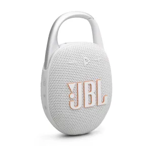 Altavoz Bluetooth JBL Clip 5 Blanco, IP67, hasta 15h de uso