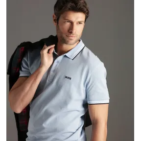 BOSS. Polo azul Paddy