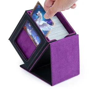 Caja Vertical para Cartas MTG con Ventana, Capacidad 100 Cartas