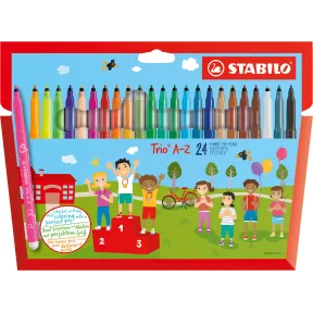 Rotuladores STABILO Trio A-Z - Pack de 24 unidades