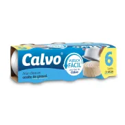 Atún Claro en Aceite de Girasol Pack de 6 x 65g