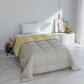 Colcha de Invierno Elegante Gris ChianoCrema, 220x260 cm