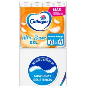 Colhogar XXL Ultra Suave x36 - 72 rollos equivalentes