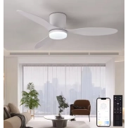 Ventilador de Techo LED 106cm • 6 Velocidades • Motor DC