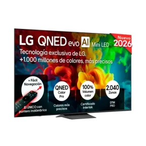 Smart TV 85'' QNED evo 4K Mini LED, Procesador AI a8