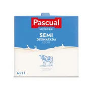 Leche semidesnatada Pascual 0.90L - 18 litros