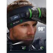 Linterna LED Cabeza Recargable USB C con Sensor y Base Magnética
