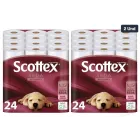 Scottex Seda Acolchado - Pack de 24 Rollos 3 Capas