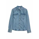 Camisa Western Denim Azul Marks & Spencer, Tallas 34 a 44