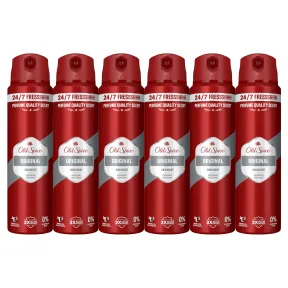 Desodorante Old Spice Original Sin Aluminio para Hombre 6x150ml