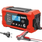 Cargador de batería 12V 6A con LCD para coche