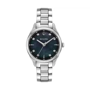 Reloj Bulova Sutton para mujer con 8 diamantes y nácar