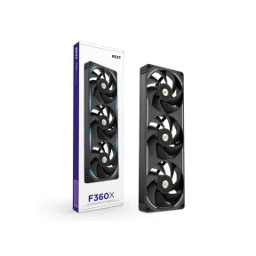 F360x RGB NZXT - 360mm Negro con Tres Ventiladores