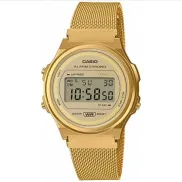 Reloj Vintage Casio A171WEMG-9AEF Dorado con Malla Milanesa